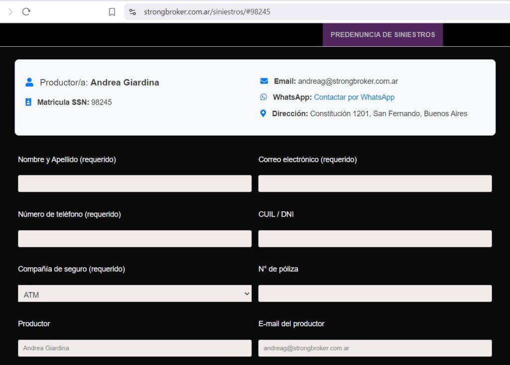 ¡Mejoras en el sistema de Predenuncia de Siniestros!